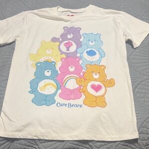 Care Bears Cream T-Shirt with Purple Graphic